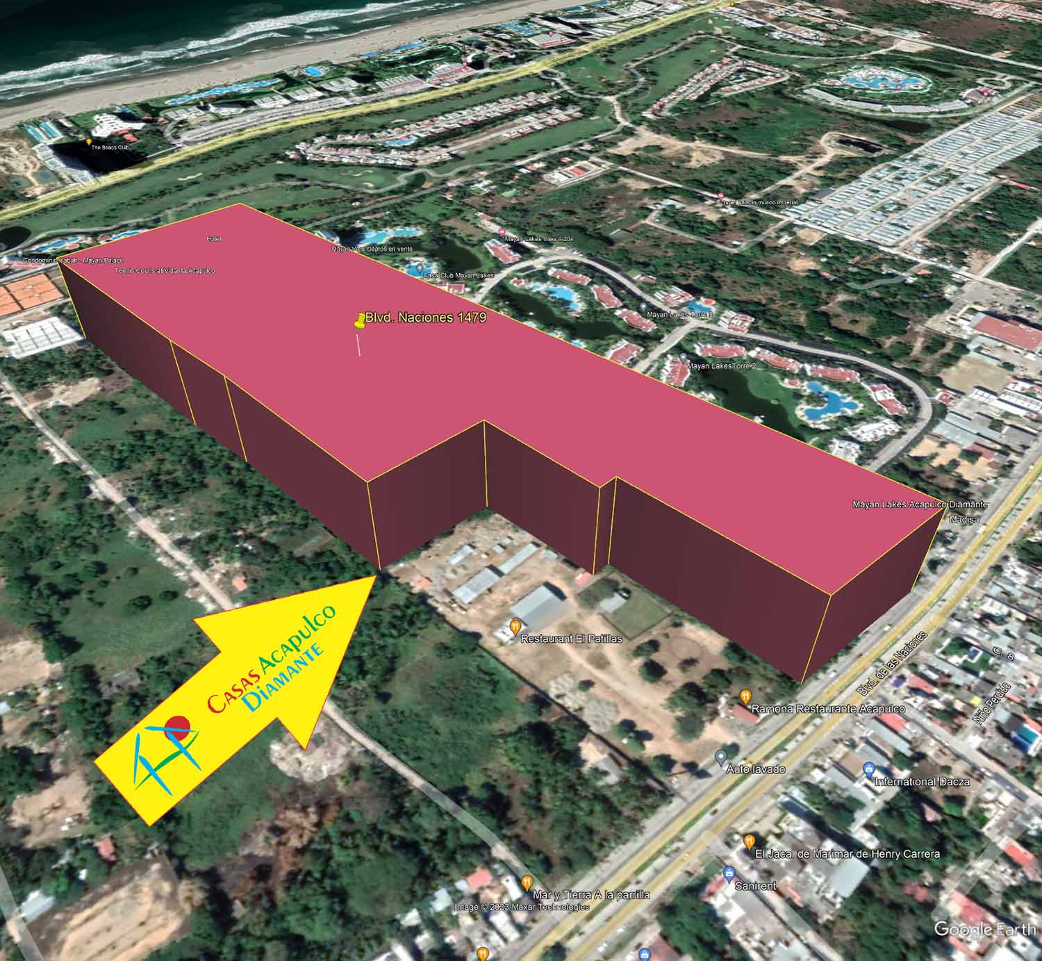 Terreno Blvd. Naciones 1479 - Vista área 1